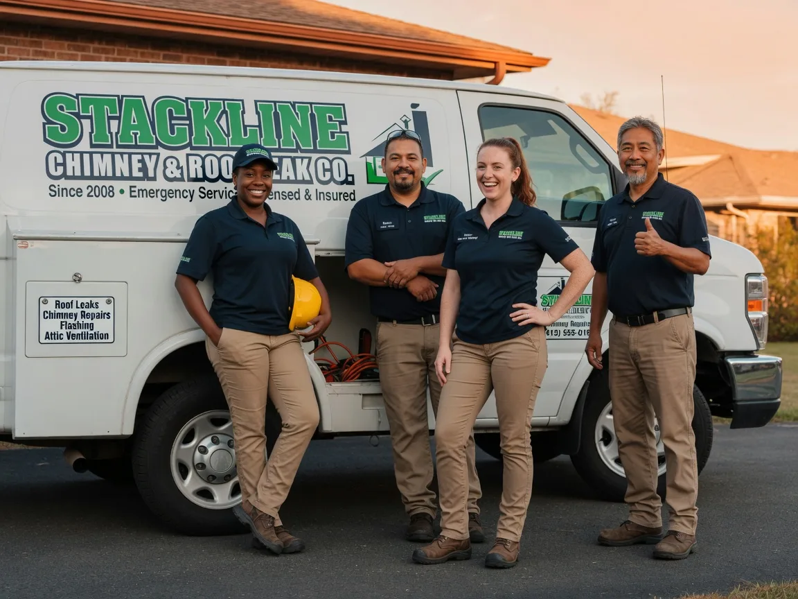 Chimney flashing repair company in Herndon, KS